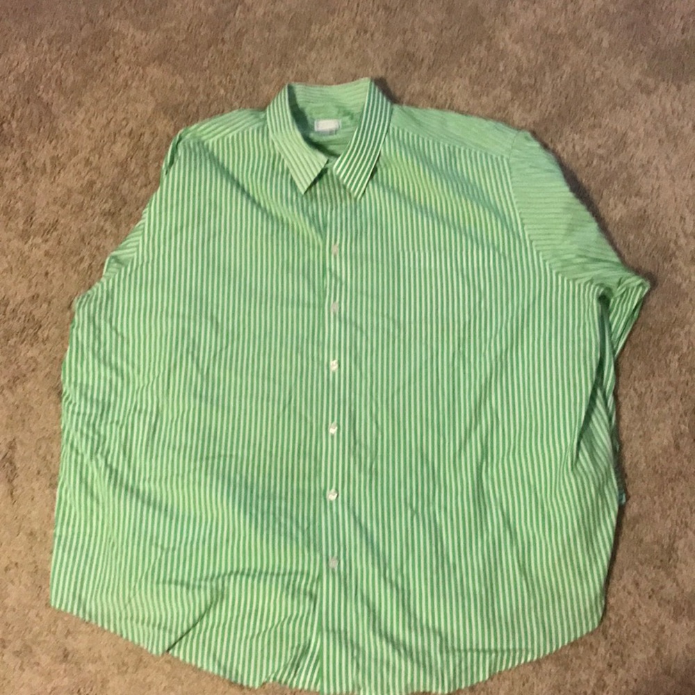 Green long sleeve button up